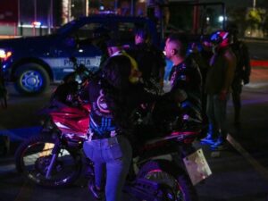 Al corralón 16 motocicletas tras operativo de tránsito a rodada en Cancún