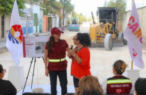 Inician obras de pavimentación en la Región 103 de Cancún