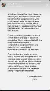 Chicharito pide disculpas tras polémicos comentarios