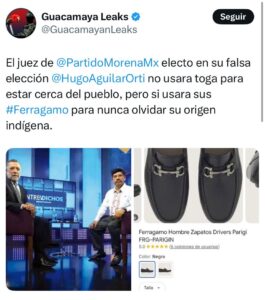 Ministro indígena es criticado por usar zapatos de 17 mil pesos 