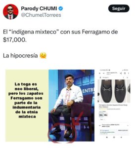 Ministro indígena es criticado por usar zapatos de 17 mil pesos 
