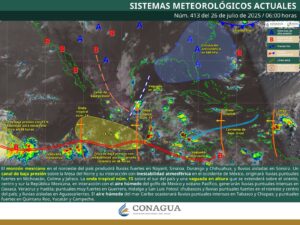 Clima hoy en Cancún y Quintana Roo: Nublado con lluvias puntuales 