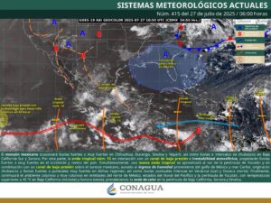 Clima hoy en Cancún y Quintana Roo: Nublado con lluvias puntuales