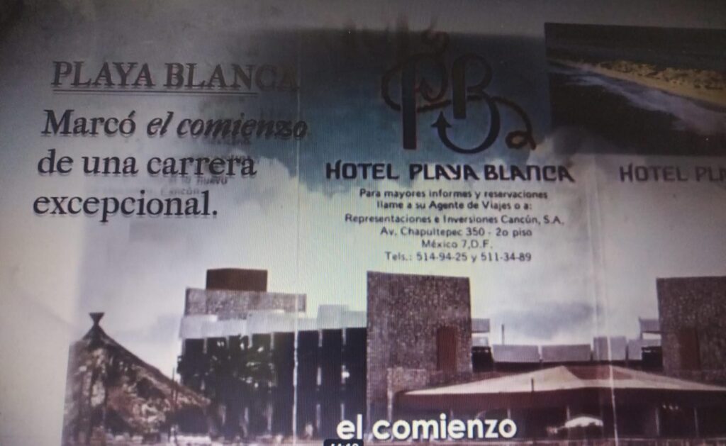 Playa Blanca, el primer hotel de Cancún, se construyó con materiales traídos de Miami