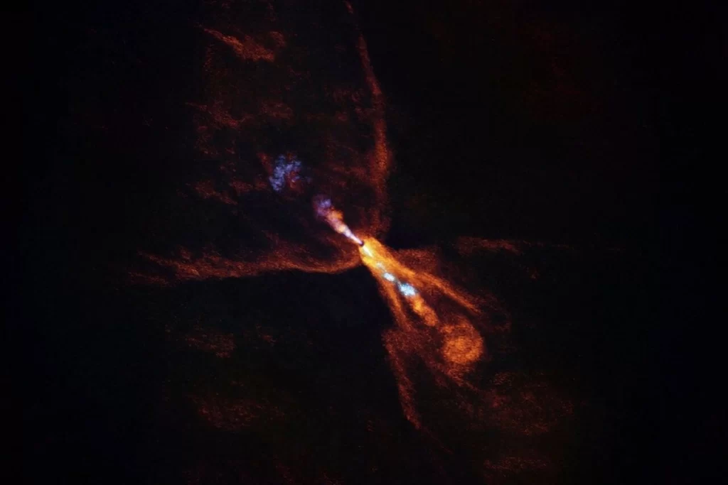 Astrónomos captan por primera vez el nacimiento de un sistema solar con telescopios Webb y ALMA