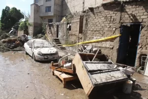 Muere bebé tras fuertes lluvias e inundaciones en México