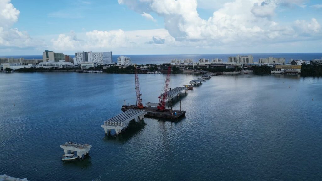 Puente Nichupté en Cancún: Avance de la obra que transformará la movilidad en Quintana Roo