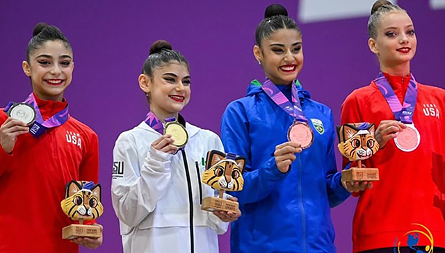 Gimnasta yucateca Ana Luisa Abraham Habib logra medalla de oro en Panamericanos Junior 2025
