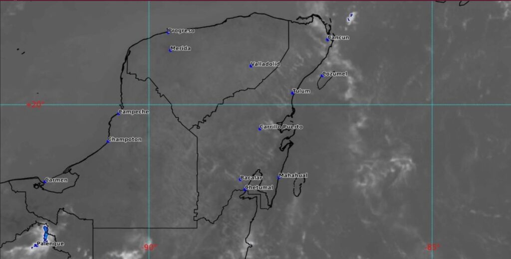 Clima hoy en Cancún y Quintana Roo: Ambiente cálido con chubascos