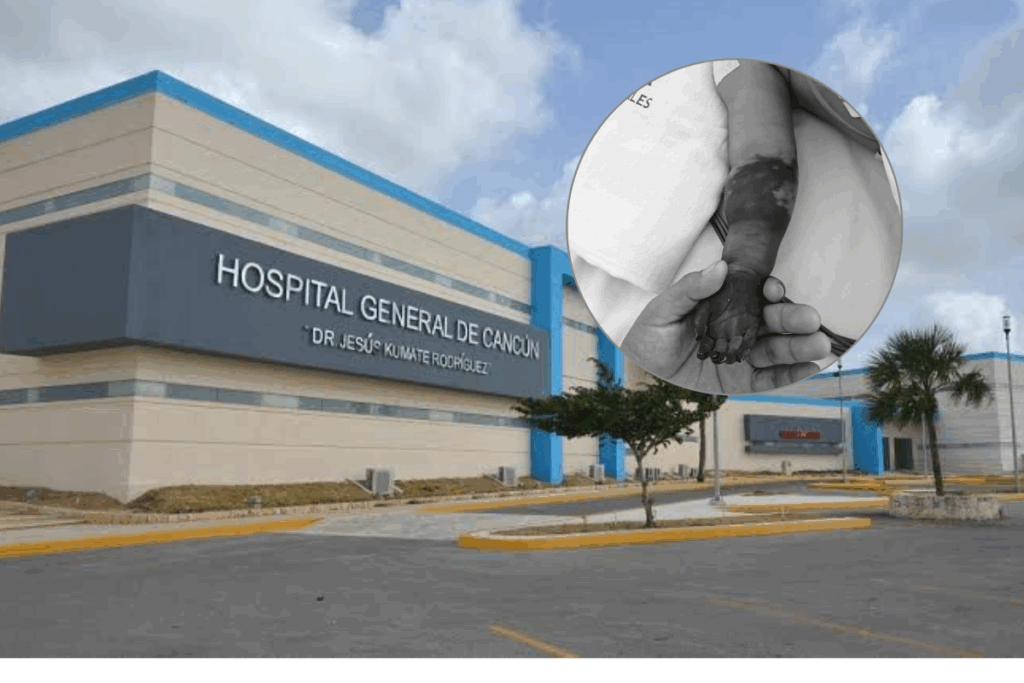 Bebé podría perder su manita por presunta negligencia en HG de Cancún: denuncia familia