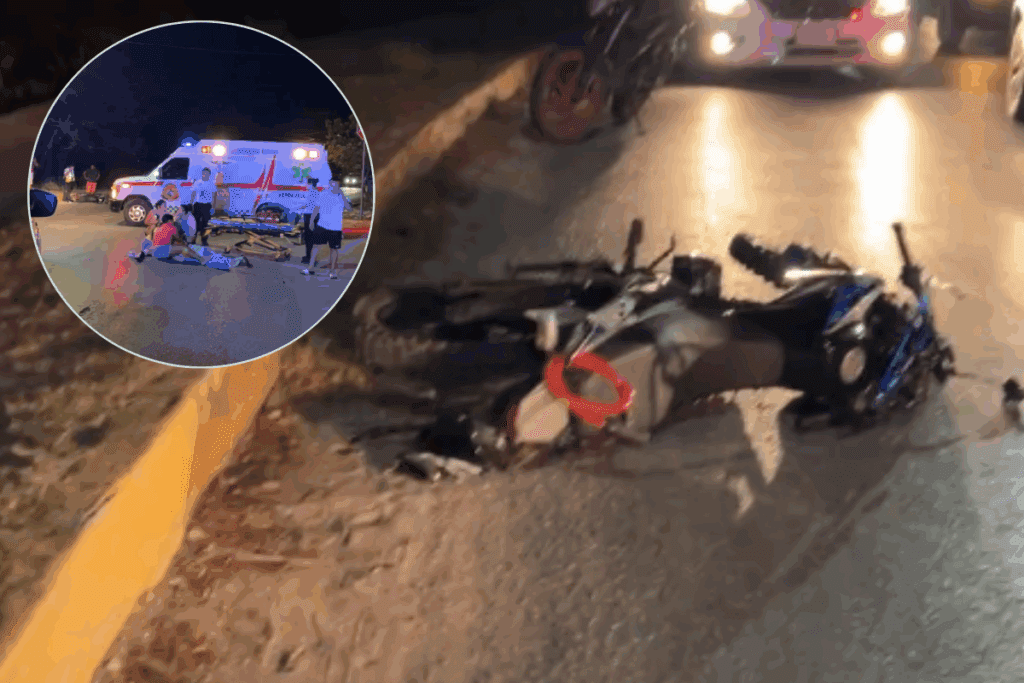 Muere joven motociclista tras ser arrollado por un taxi; familiares buscan a responsable