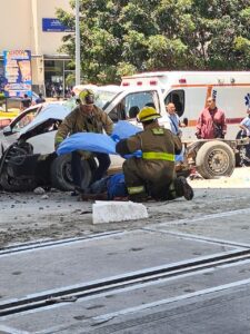 Tren fuera de control deja 6 muertos y varios heridos en Irapuato