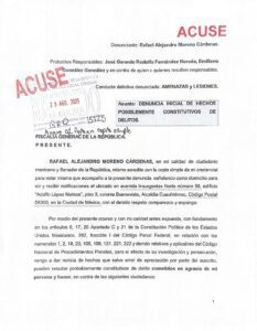 Noroña, Alito, Denuncia 
