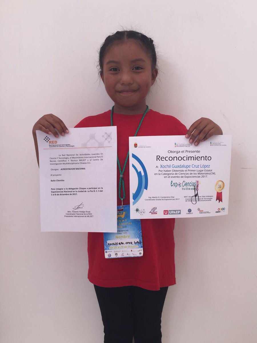 Estudiante de 8 años crea calentador solar en Chiapas 