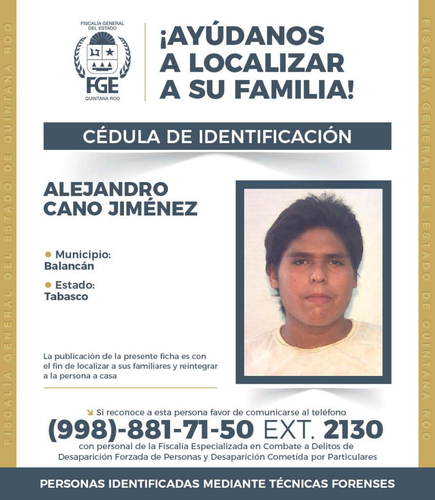 SEMEFO Quintana Roo identifica a 191 personas no reclamadas
