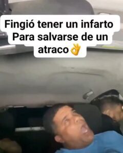 Taxista finge infarto para no ser asaltado 