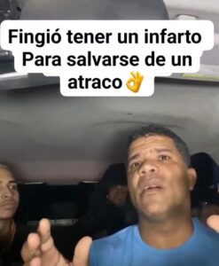 Taxista finge infarto para no ser asaltado 