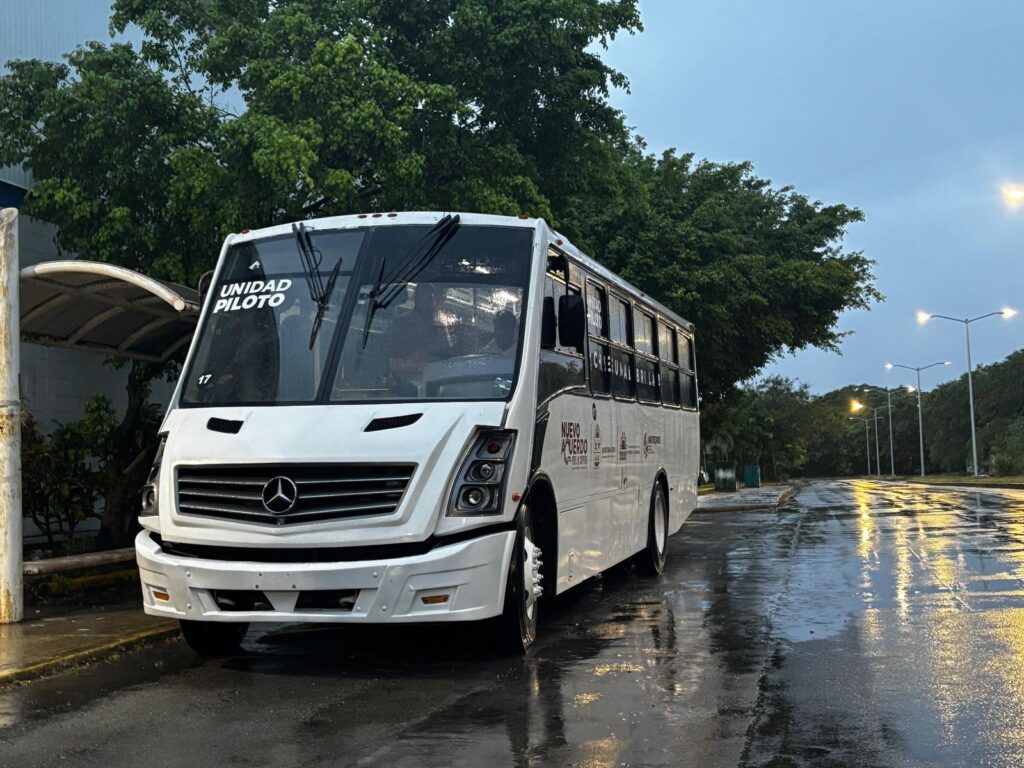 Inicia primera ruta piloto de transporte público “Ruta Caribe” en Chetumal