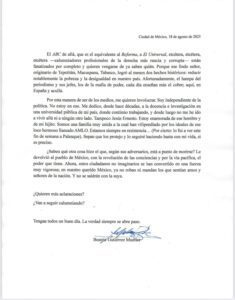 Beatriz Gutiérrez Müller niega mudanza a España; acusó a medios por calumnias