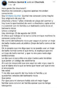 Expulsan a hombre por usar traje de baño en un balneario de Yucatán 