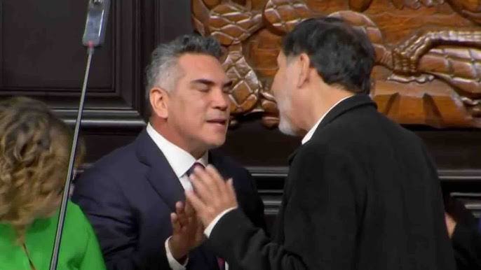 Alito Moreno y Fernández Noroña se enfrentan a golpes en el Senado