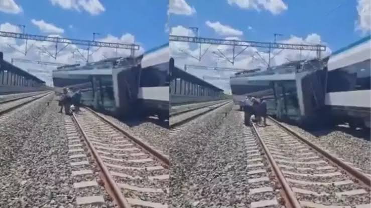 Tren Maya sufre descarrilamiento en Izamal; autoridades investigan causas del incidente