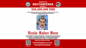 A 50 millones de dólares sube Estados Unidos, la recompensa por la detención de Nicolás Maduro FOTO CORTESÍA