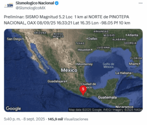 Sismo de 5.1 sacude Oaxaca y trae malos recuerdos