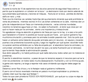 Matan a perrito tras explotarle pirotecnia en su trompa 