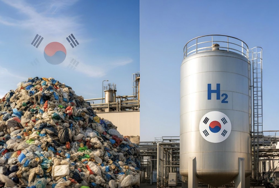 Corea del Sur presenta catalizador flotante que convierte desechos plásticos en hidrógeno