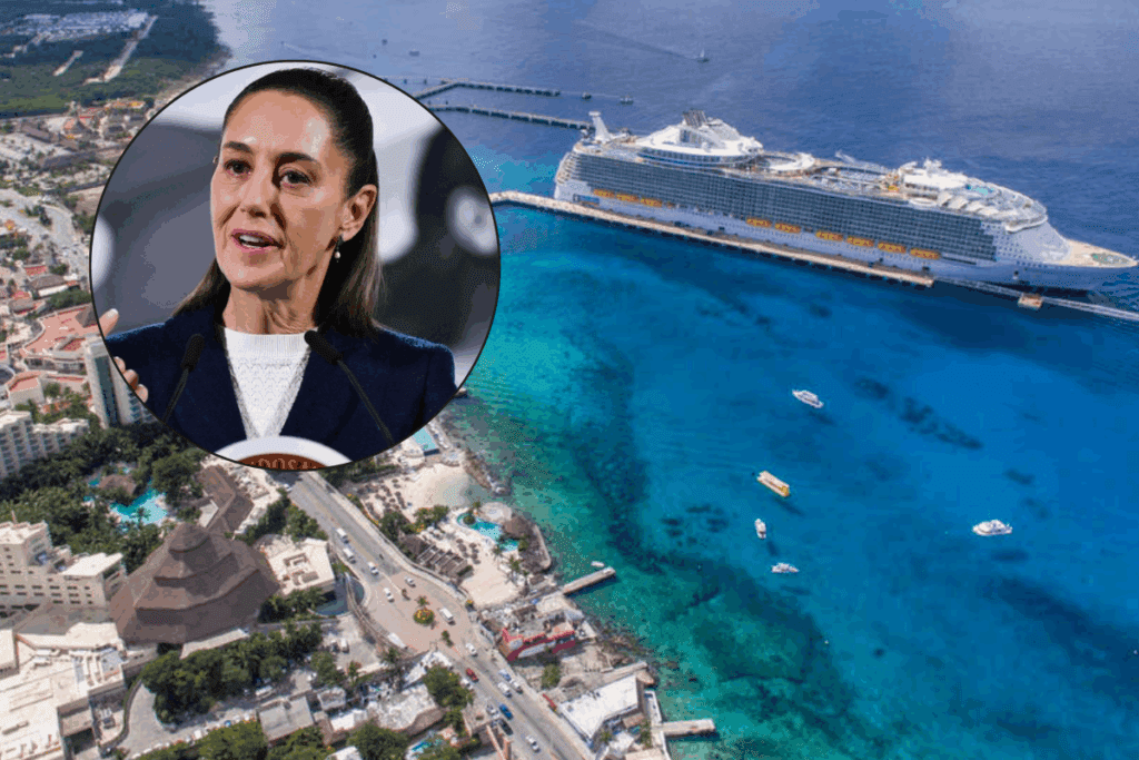 Sheinbaum confirma cancelación del cuarto muelle en Cozumel