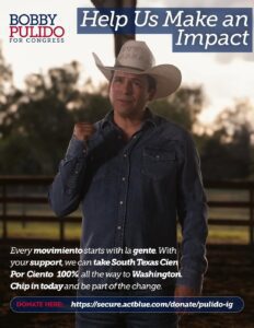 Bobby Pulido anuncia su candidatura al Congreso por Texas