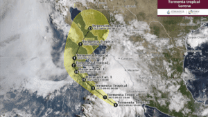Tormenta Tropical Lorena se forma en el Pacífico: Estados afectados
