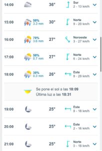 CLIMA HOY
