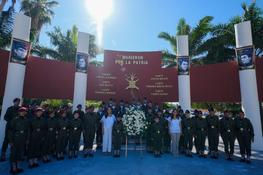178 años de Chapultepec: Mara Lezama lidera tributo a los Niños Héroes