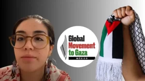 Universitaria mexicana lleva ayuda a Gaza