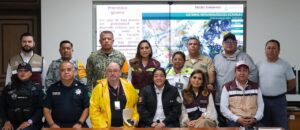 Fortalecen la prevención por zona de baja presión que afecta Quintana Roo