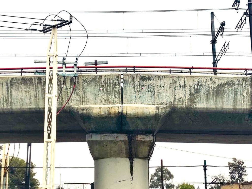 Usuarios reportan separación en la Línea 12 del Metro CDMX; el STC afirma que la estructura es segura