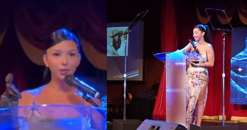 Ángela Aguilar recibe premio en la Musa Awards y hace sorpresivo anuncio