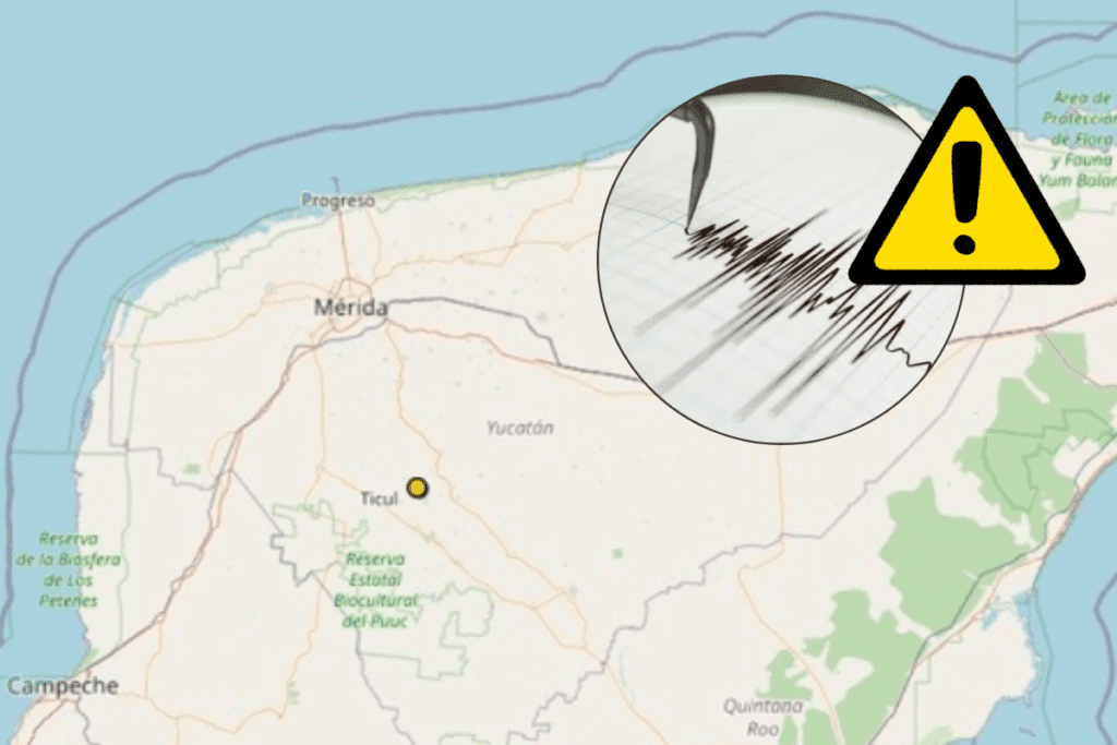 Tiembla en Yucatán: confirman sismo de magnitud 3.8