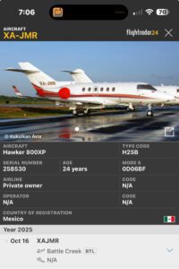 Avión mexicano cae en Michigan y no deja sobrevivientes