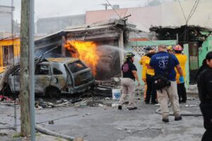 Explosión de gas deja una mujer sin vida en Nuevo Laredo
