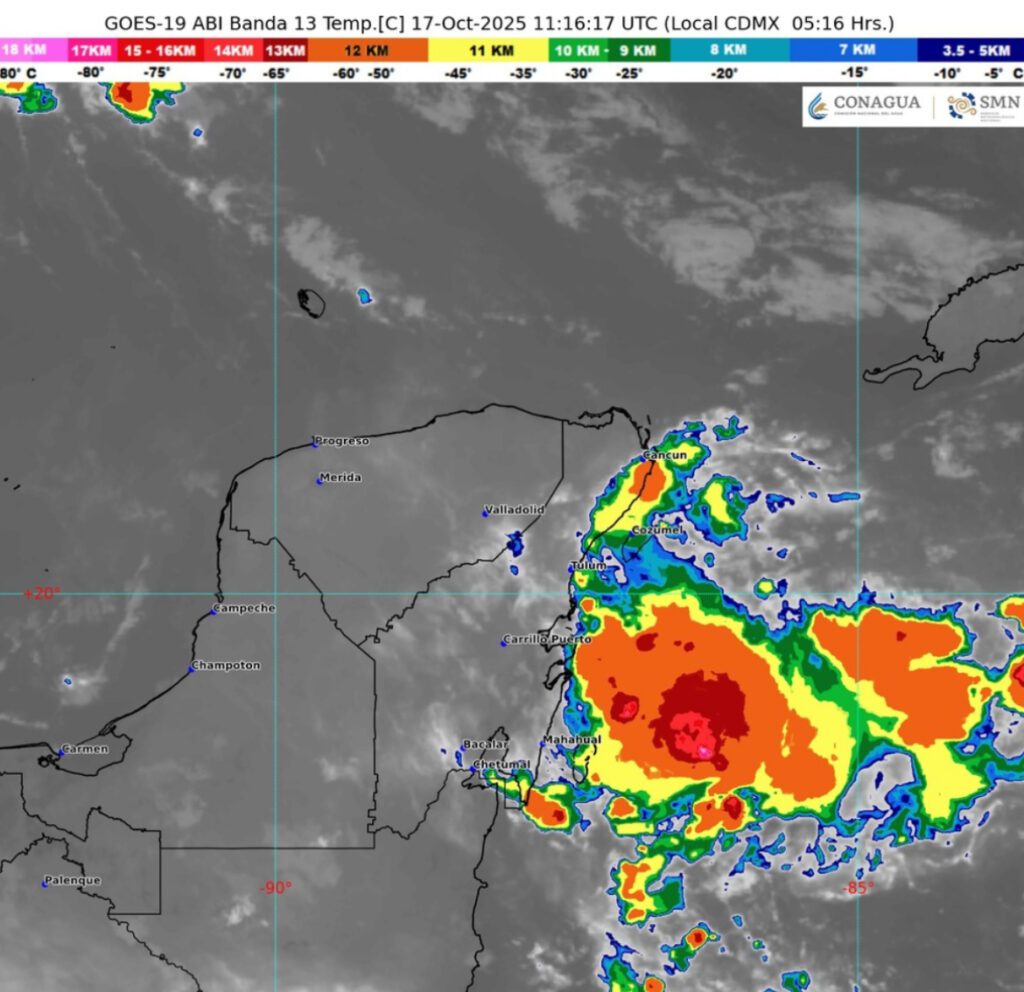 Clima hoy en Cancún y Quintana Roo: caluroso con lluvias 5 Clima hoy