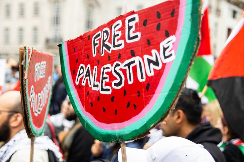 Playa del Carmen se une a la acción global de las sandías, símbolo de solidaridad con Palestina