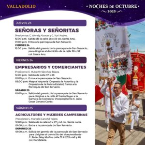 Valladolid celebra sus tradicionales Noches de Octubre: 