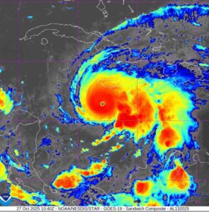 Huracán Melissa es un poderoso huracán categoría 5: alerta máxima en Jamaica y Cuba