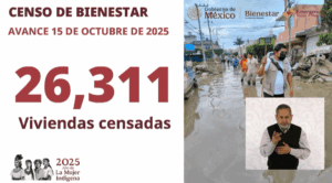 Más de 26 mil viviendas afectadas por lluvias han sido censadas en cinco estados