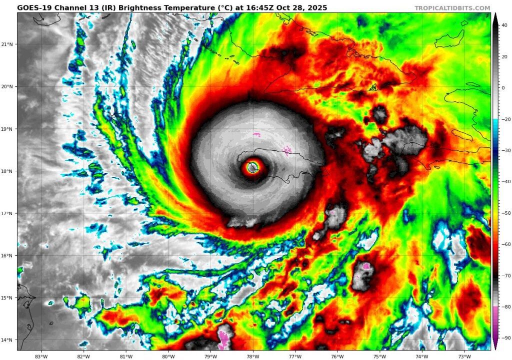 Huracán Melissa toca tierra en Jamaica como categoría 5 4 Huracán Melissa toca tierra en Jamaica como categoría 5