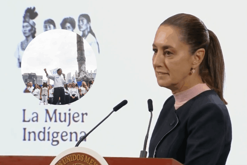 "Falta el proyecto", dice Sheinbaum tras llamado del PAN a militantes para que salgan a las calles 3 "Falta el proyecto", dice Sheinbaum tras llamado del PAN a militantes para que salgan a las calles