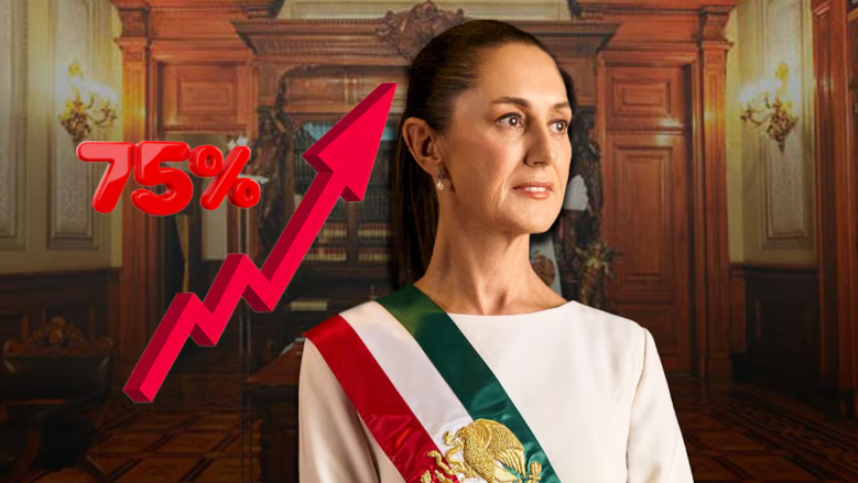 Claudia Sheinbaum llega a su primer año de gobierno con 75% de aprobación